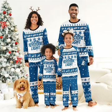 Keystone Light Christmas Family Pajamas Set - Flexiquor.com