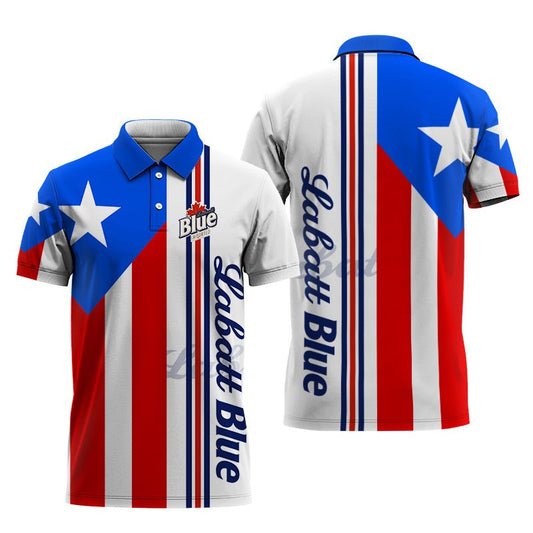 Labatt Blue Puerto Rican Polo Shirt - Flexiquor.com