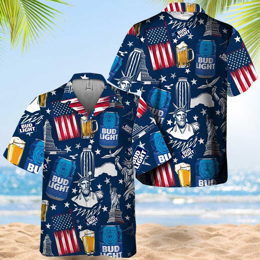 Bud Light Liberties Hawaiian Shirt