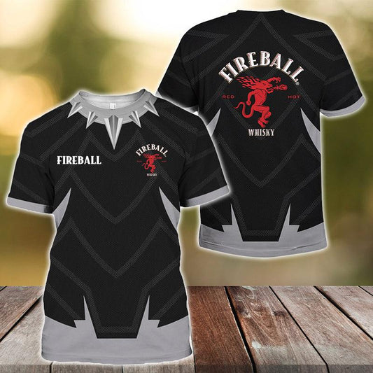 Fireball Black Panther Armor T-Shirt
