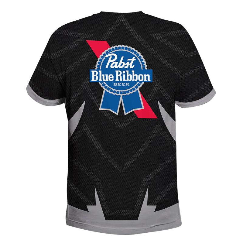 Pabst Blue Ribbon Black Panther Armor T-Shirt