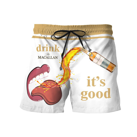 Let's Drink Macallan Swim Trunks - Flexiquor.com