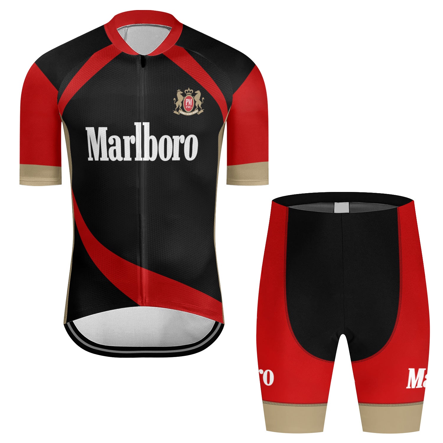 Marlboro 1924 Men's Cycling Jersey Set - Flexiquor.com