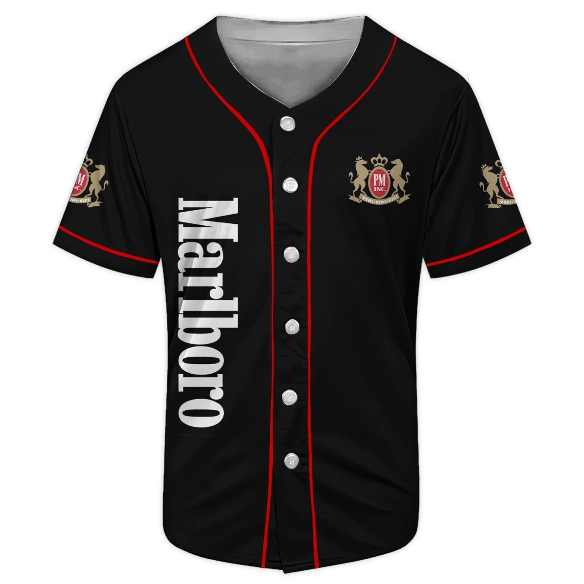 Marlboro American Flag Baseball Jersey - Flexiquor.com