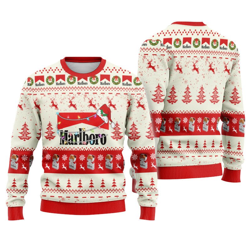 Marlboro Chrismas Ugly Sweater - Flexiquor.com