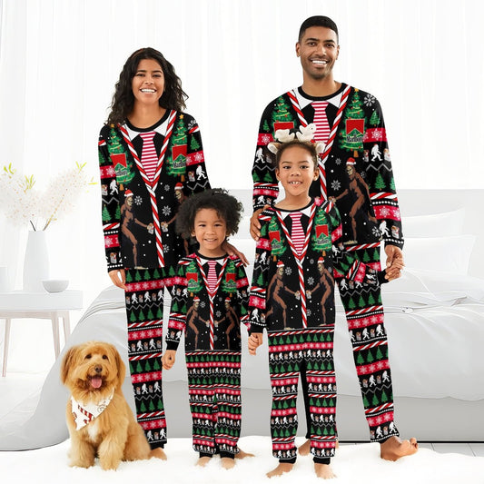 Marlboro Christmas Bigfoot Family Pajamas Set - Flexiquor.com