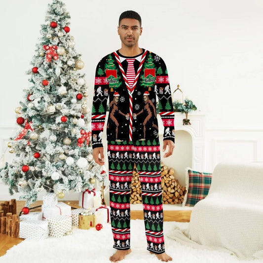 Marlboro Christmas Bigfoot Family Pajamas Set - Flexiquor.com