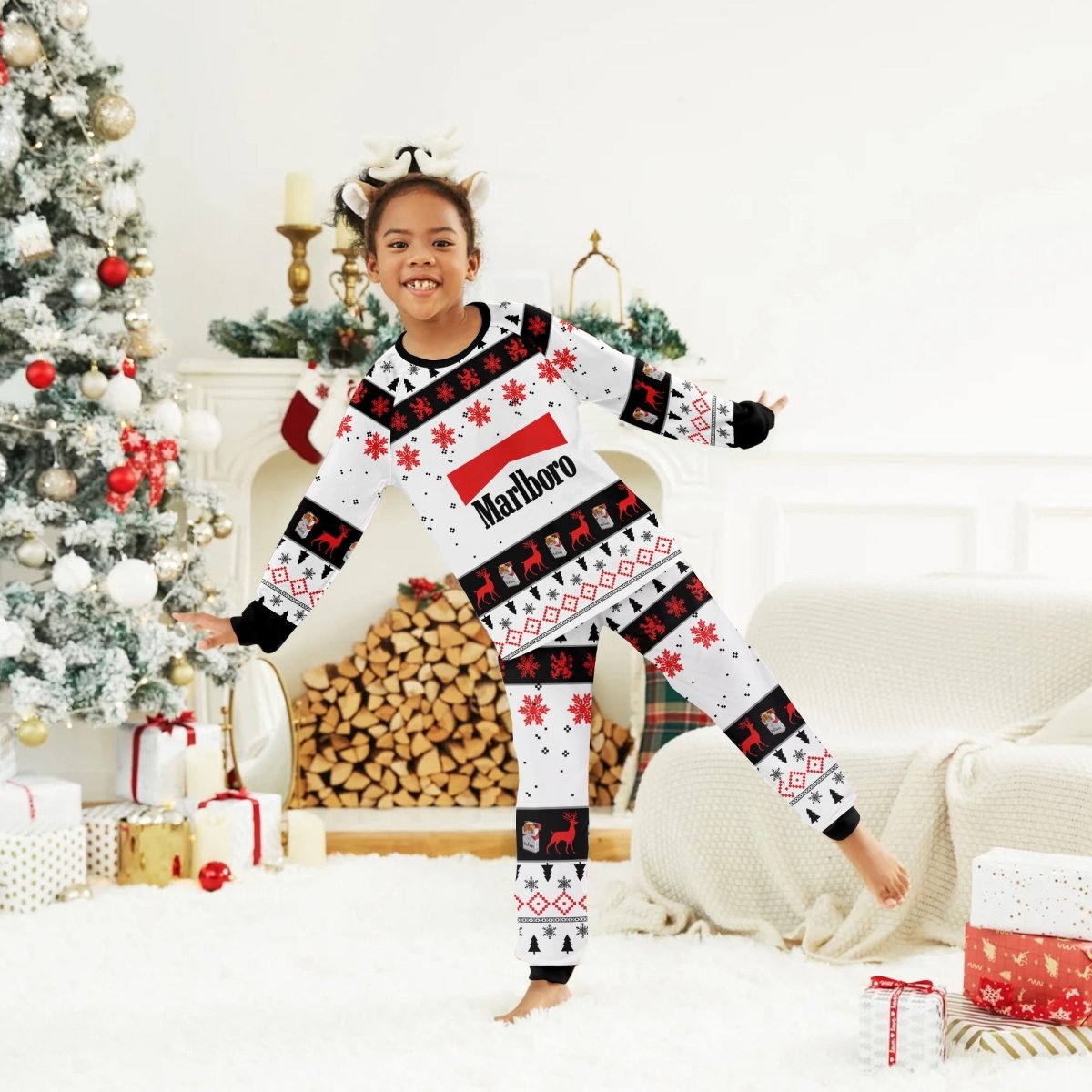 Marlboro Christmas Holiday Family Pajamas Set - Flexiquor.com