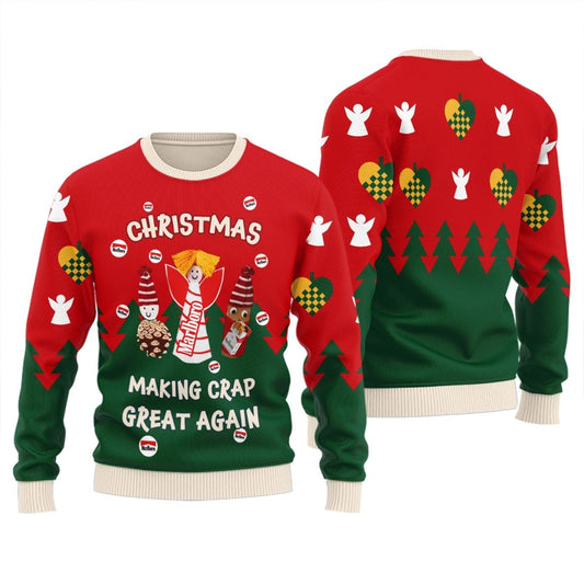 Marlboro Making Christmas Great Again Ugly Sweater - Flexiquor.com