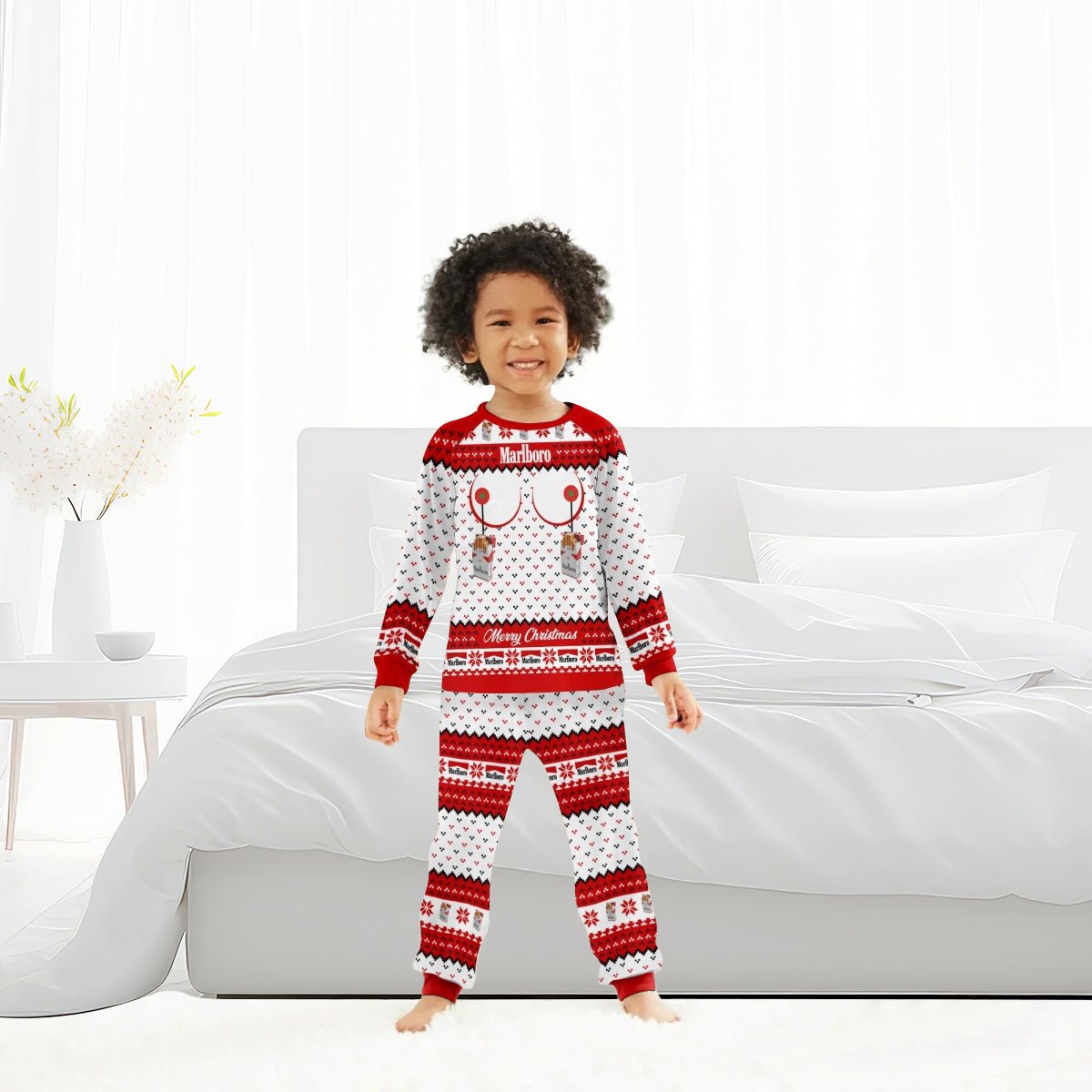 Marlboro Merry Chistmas Family Pajamas Set - Flexiquor.com