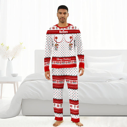 Marlboro Merry Chistmas Family Pajamas Set - Flexiquor.com