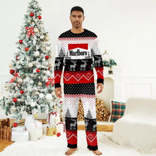 Marlboro Winter Reindeer Family Pajamas Set - Flexiquor.com