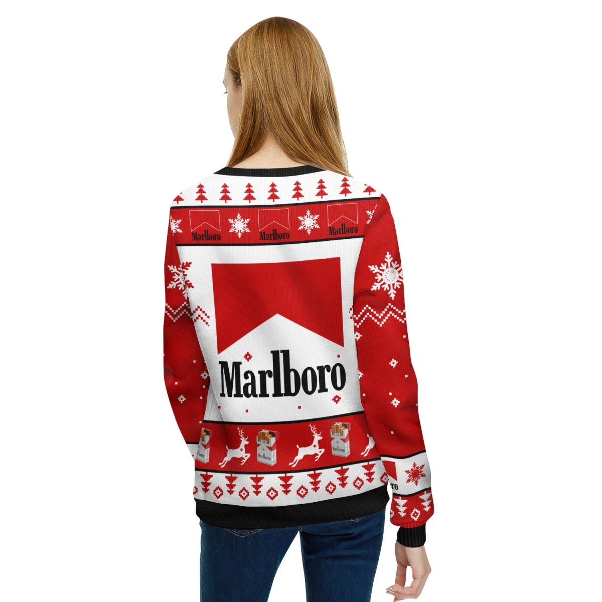 Marlboro Winter Xmas Ugly Sweater - Flexiquor.com