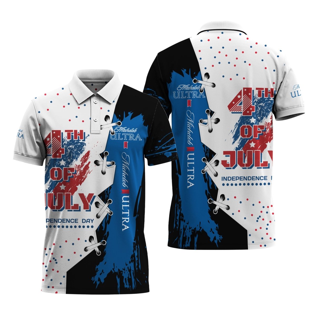 Michelob Ultra Celebrates The 4th Of July Polo Shirt - Flexiquor.com