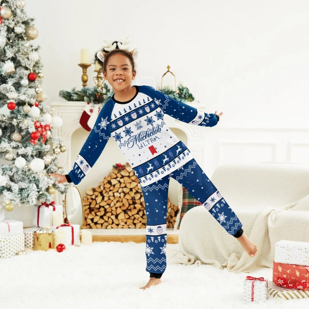 Michelob Ultra Christmas Family Pajamas Set - Flexiquor.com