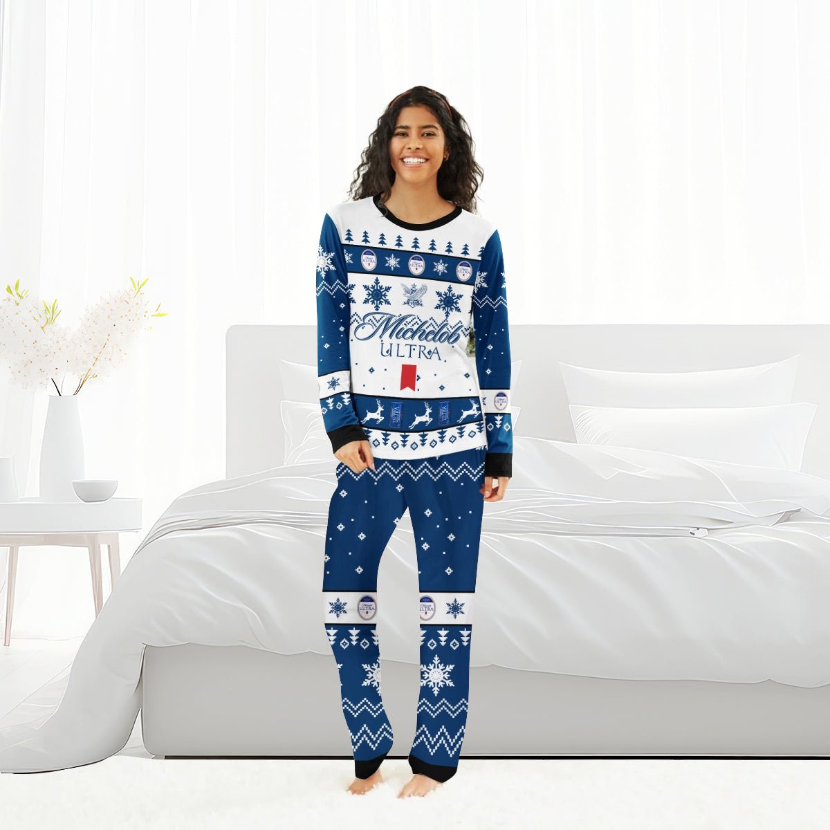 Michelob Ultra Christmas Family Pajamas Set - Flexiquor.com