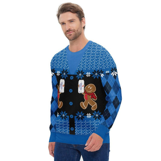 Michelob Ultra Christmas Gingerbread Ugly Sweater - Flexiquor.com