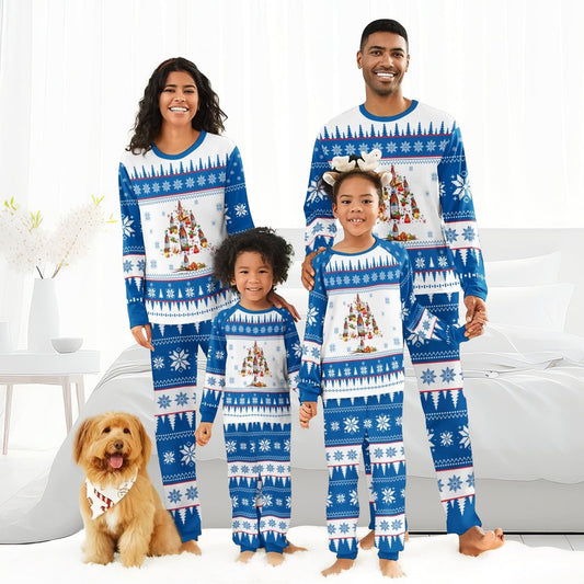 Michelob Ultra Christmas Tree Family Pajamas Set - Flexiquor.com
