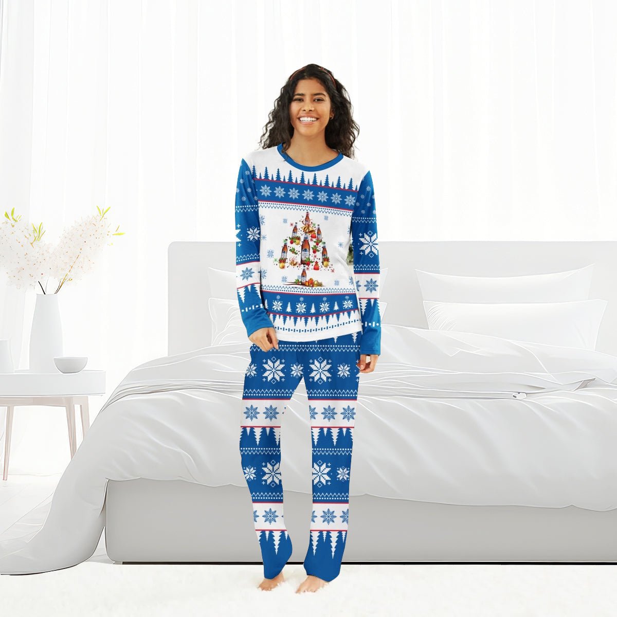 Michelob Ultra Christmas Tree Family Pajamas Set - Flexiquor.com