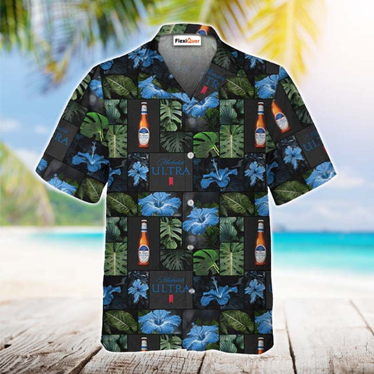 Michelob Ultra Flower Hawaiian Shirt - Flexiquor.com
