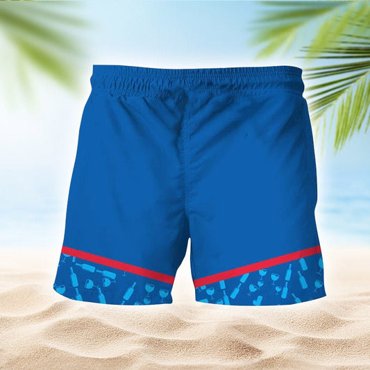 Michelob Ultra Glass Bottle Dot Swim Trunks - Flexiquor.com