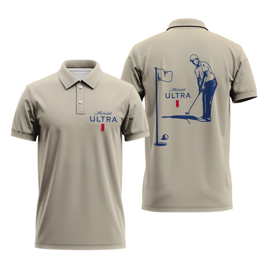 Michelob Ultra Golf Player Polo Shirt
