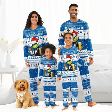 Michelob Ultra Grinch Christmas Family Pajamas Set - Flexiquor.com