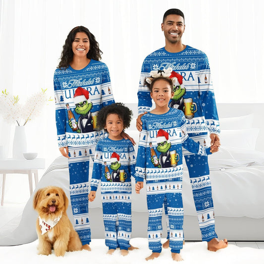 Michelob Ultra Grinch Christmas Family Pajamas Set - Flexiquor.com