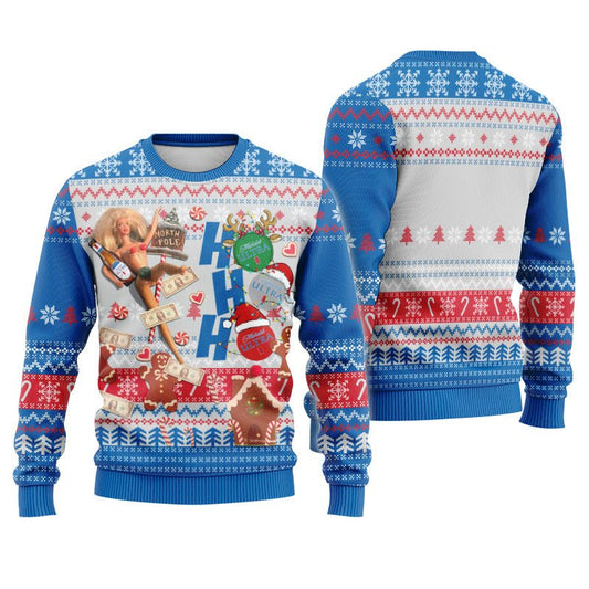 Michelob Ultra HoHoHo Christmas Ugly Sweater - Flexiquor.com