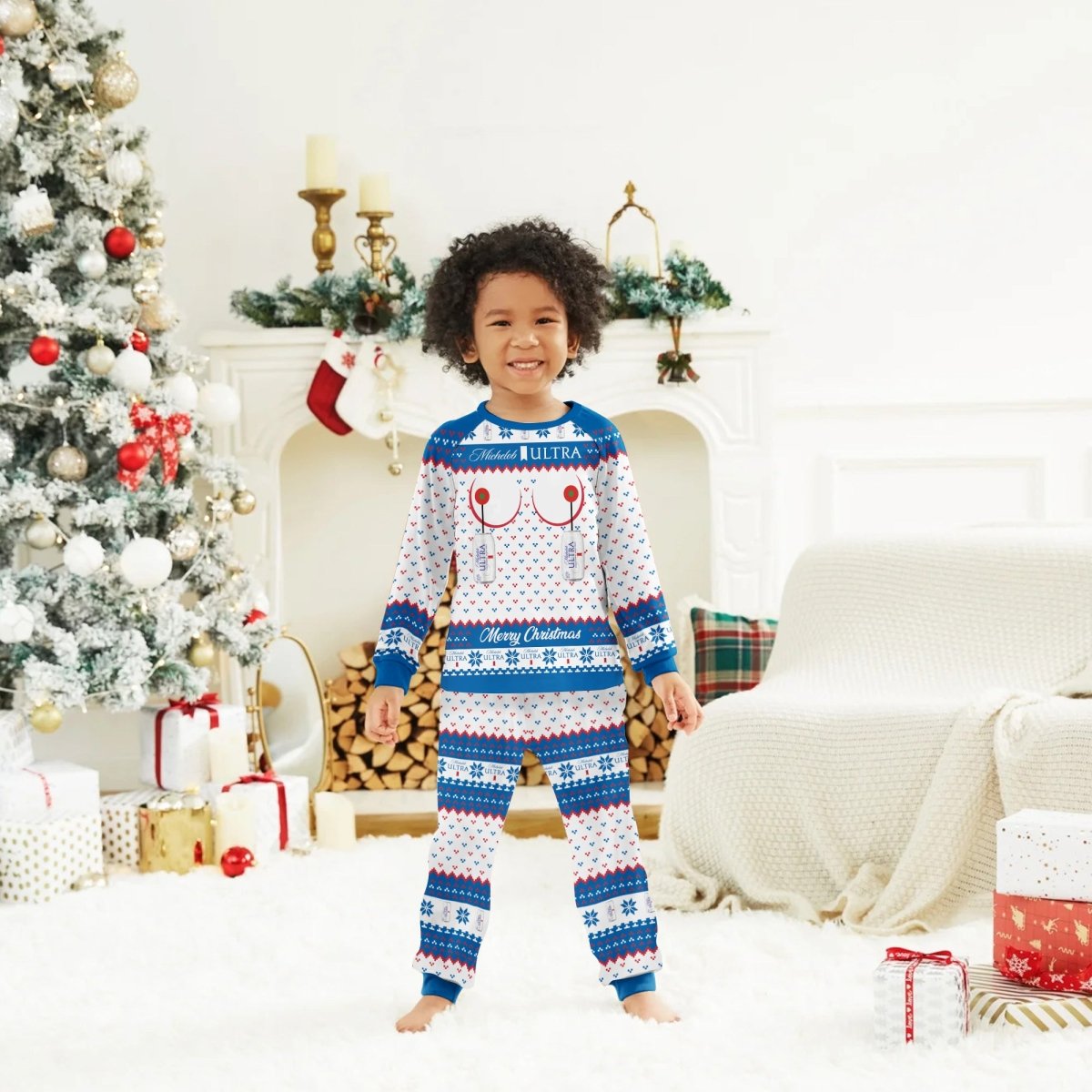 Michelob Ultra Merry Chistmas Family Pajamas Set - Flexiquor.com