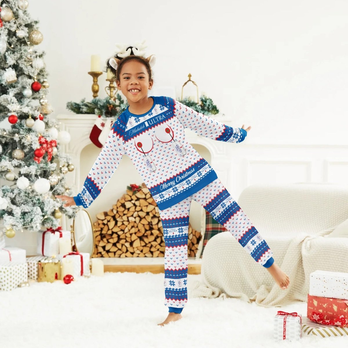 Michelob Ultra Merry Chistmas Family Pajamas Set - Flexiquor.com