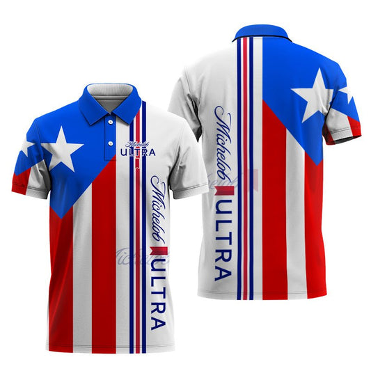 Michelob Ultra Puerto Rican Polo Shirt - Flexiquor.com