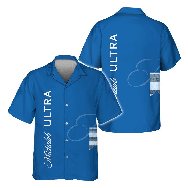 Michelob Ultra Retro Graphic Hawaiian Shirt - Flexiquor.com