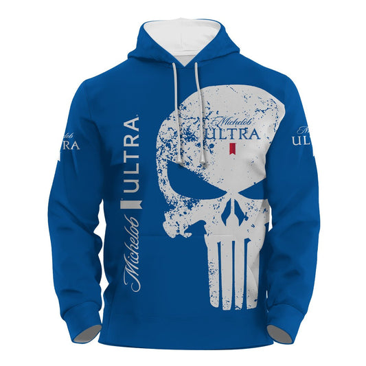 Michelob Ultra Skull Hoodie & Zip Hoodie - Flexiquor.com