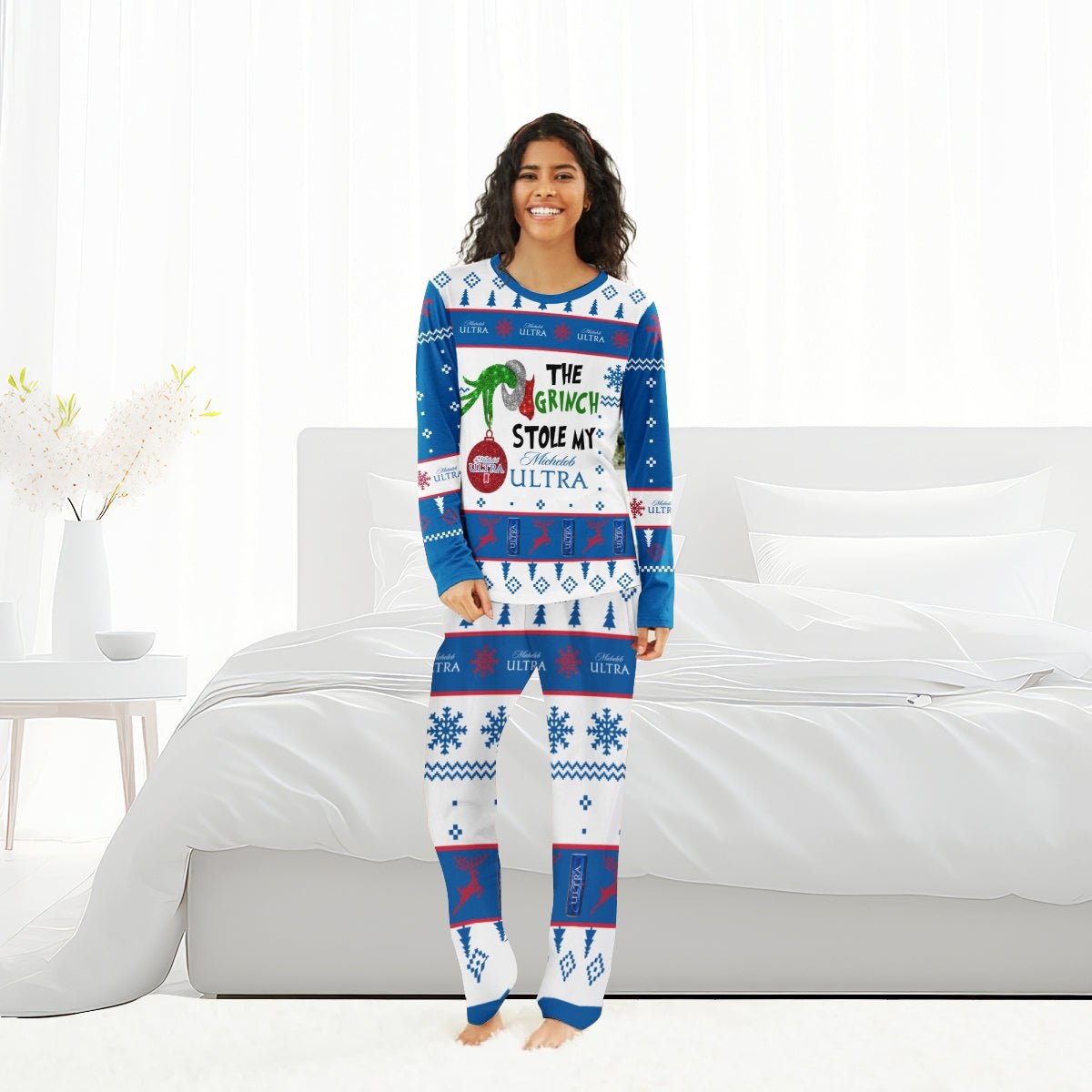 Michelob Ultra The Grinch Stole Family Pajamas Set - Flexiquor.com