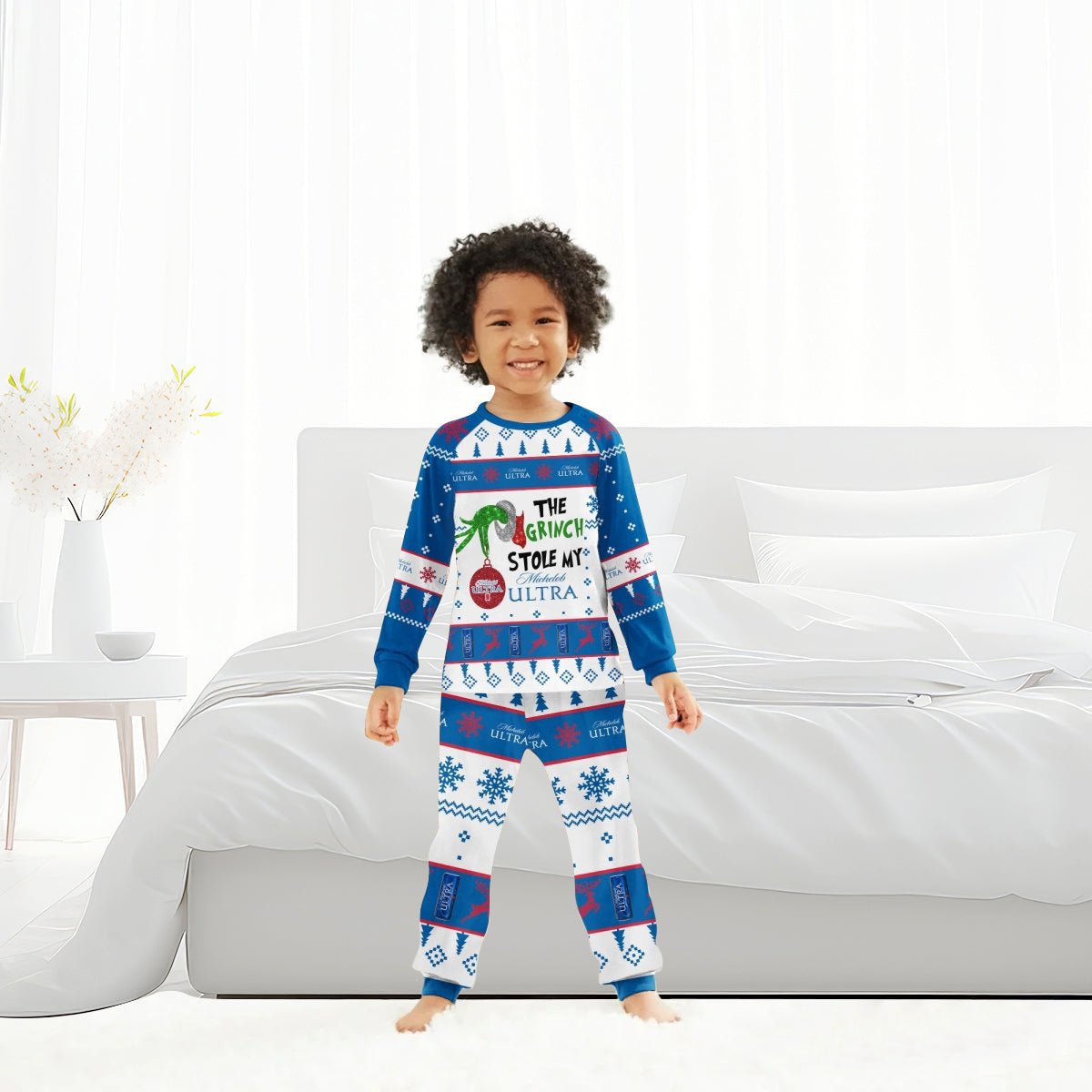Michelob Ultra The Grinch Stole Family Pajamas Set - Flexiquor.com