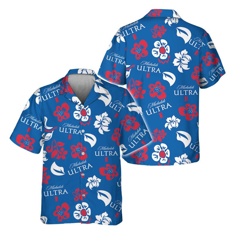 Michelob Ultra Tropical Garden Hawaiian Shirt - Flexiquor.com