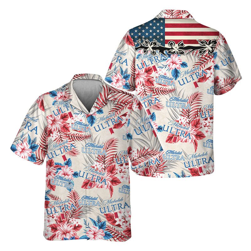 Michelob Ultra Tropical Summer Hawaiian Shirt - Flexiquor.com