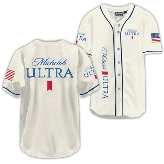 Michelob Ultra USA Flag Baseball Jersey