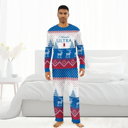 Michelob Ultra Winter Reindeer Family Pajamas Set - Flexiquor.com