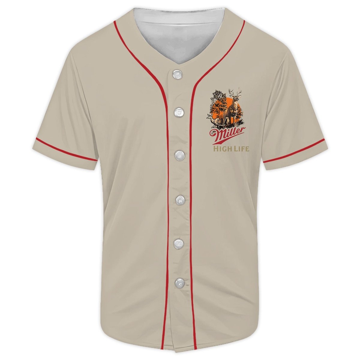 Miller High Life Deer Baseball Jersey - Flexiquor.com