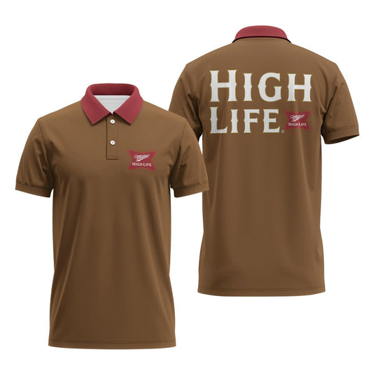 Miller High Life Polo Shirt - Flexiquor.com