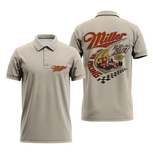 Miller High Life Racing Life Polo Shirt - Flexiquor.com