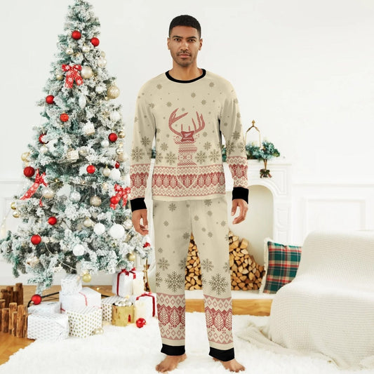 Miller High Life Reindeer Snowy Family Pajamas Set - Flexiquor.com