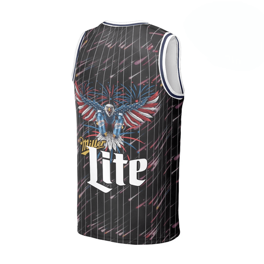 Miller Lite American Eagle Men's Tank Top - Flexiquor.com