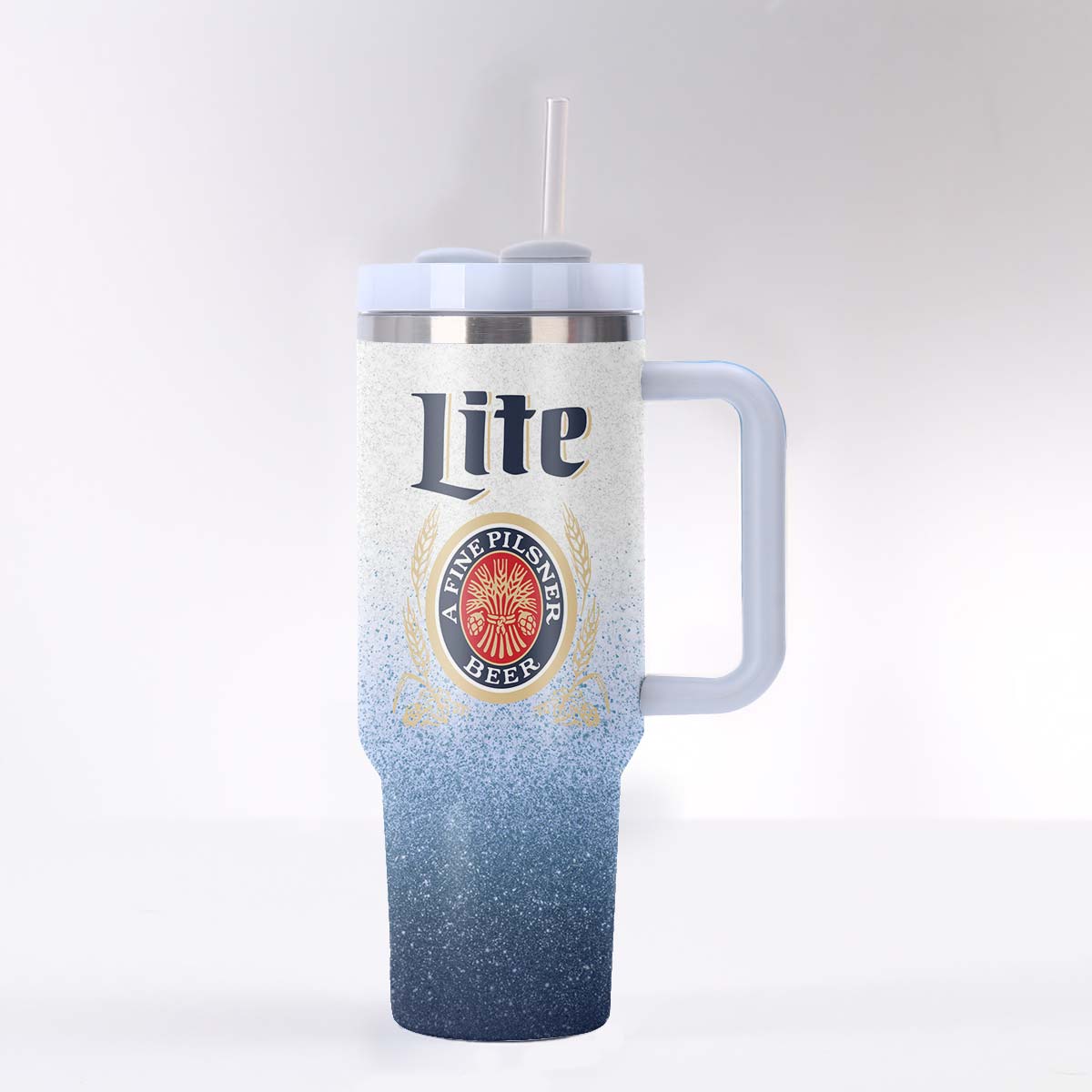 Miller Lite Cat In The Hat Tumbler With Handle - Flexiquor.com