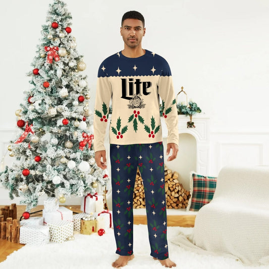 Miller Lite Christmas Cherry Family Pajamas Set - Flexiquor.com