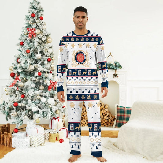 Miller Lite Christmas Holiday Family Pajamas Set - Flexiquor.com