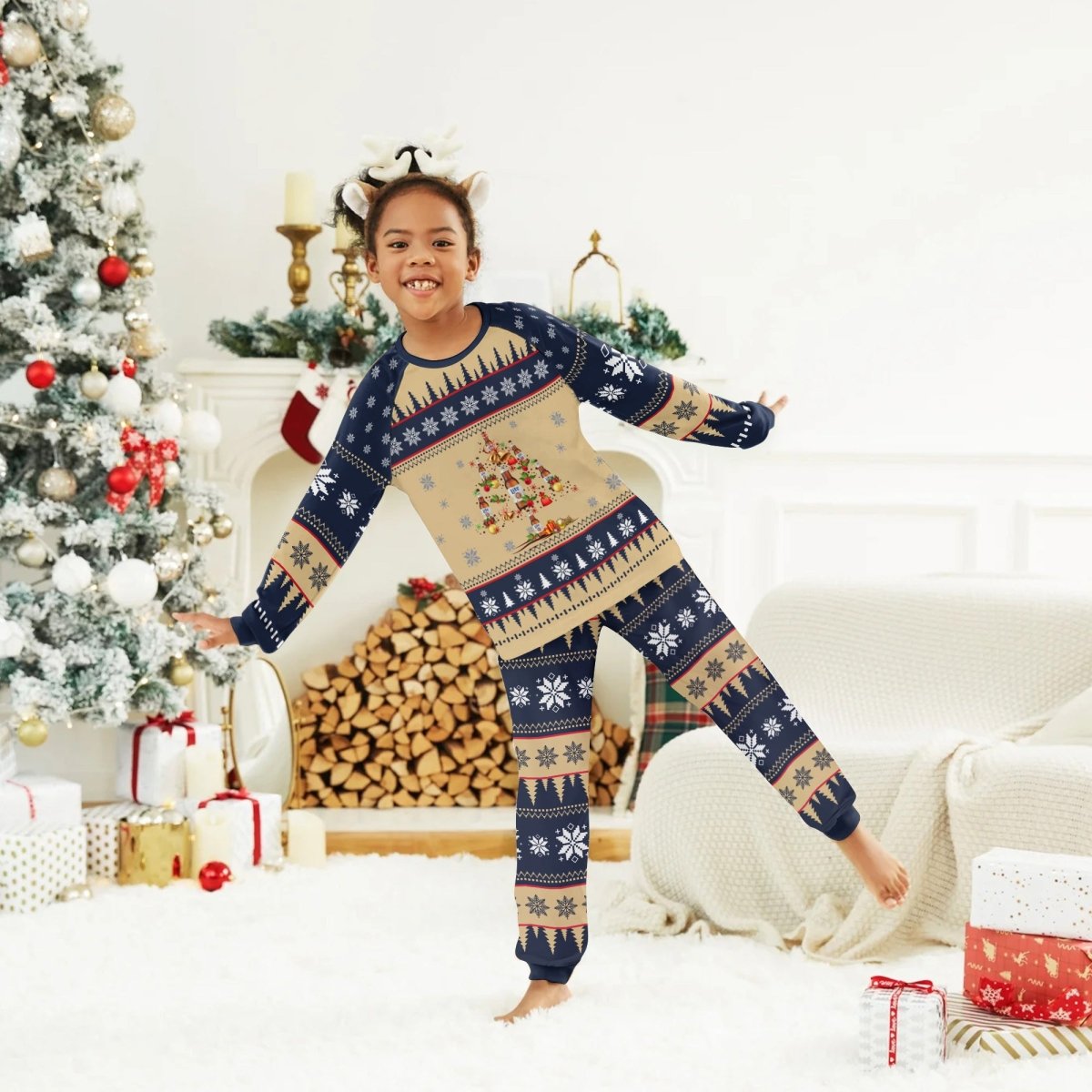 Miller Lite Christmas Tree Family Pajamas Set - Flexiquor.com