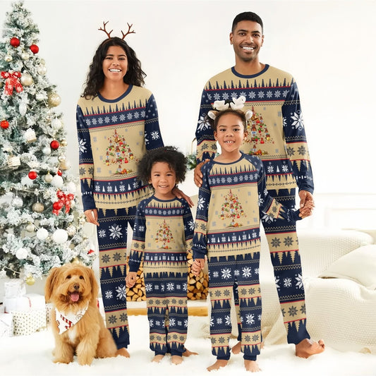 Miller Lite Christmas Tree Family Pajamas Set - Flexiquor.com